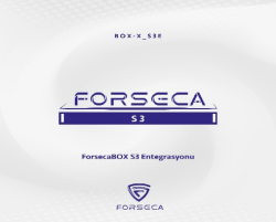 ForsecaBOX S3 Entegrasyonu - FORSECA