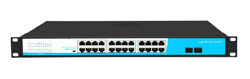 Netlink 24 Port 10 / 100 / 1000 Gigabit + 2Sfp Gigabit Poe Switch 300W - NETLINK