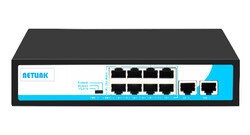 Netlink 8 Port- 10/100 Poe+2 Gigabit Rj45 Uplink Switch 150W - NETLINK