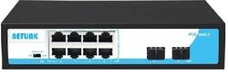 Netlink 8 Port-Gigabit+2Sfp Poe Switch 150W - 4