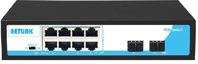 Netlink 8 Port-Gigabit+2Sfp Poe Switch 150W - 1