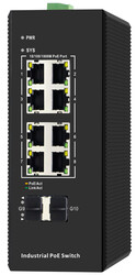 Netlink 8x10/100/1000Base-TX POE Port and 2xGigabit SFP Port Endüstriyel Switch - NETLINK