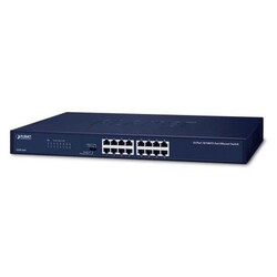 PLANET PL-FNSW-1601 16 Port Yönetilemeyen Switch (Unmanaged Switch) - PLANET