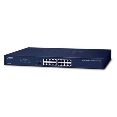 PLANET PL-FNSW-1601 16 Port Yönetilemeyen Switch (Unmanaged Switch) - 1