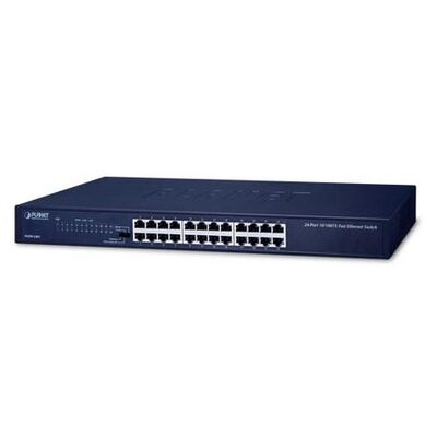 PLANET PL-FNSW-2401 24 Port Yönetilemeyen Switch (Unmanaged Switch) - 1