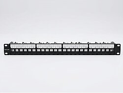 ProsConn  Cat6 UTP Modular Patch Panel 24 Port (Unloaded)