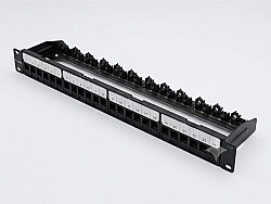 ProsConn  Cat6 UTP Modular Patch Panel 24 Port (Unloaded) - 3