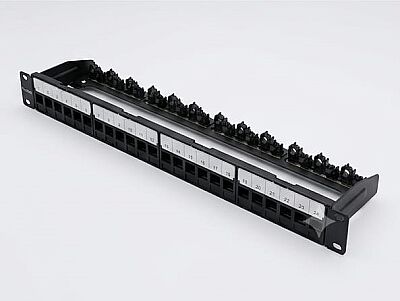 ProsConn  Cat6 UTP Modular Patch Panel 24 Port (Unloaded) - 3