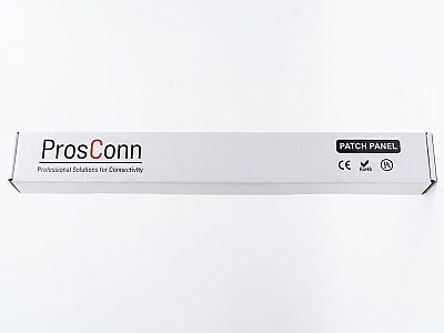 ProsConn  Cat6 UTP Modular Patch Panel 24 Port (Unloaded) - 4