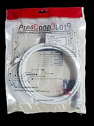 ProsConn Cat6 UTP Patch Cord LSZH 2 Mt. White